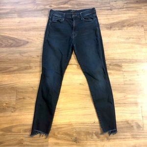 Mother The Stunner Zip Two Step Fray Womens Size 28 High Rise Jeans in Last Call